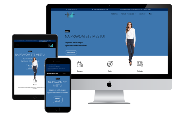 Izrada shop sajta muski halteri